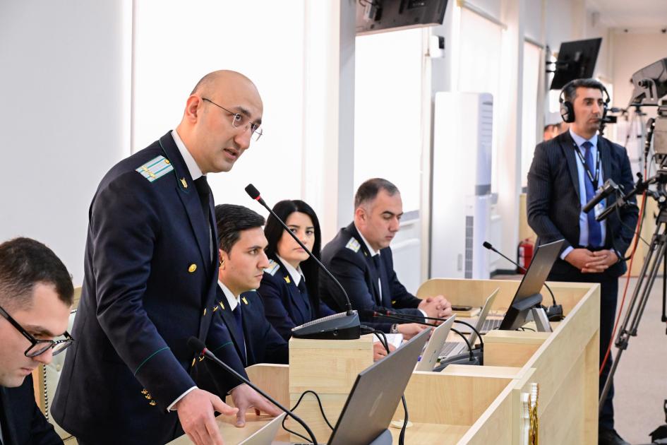 State Prosecutors at Ruben Vardanyan's Trial. February 17, 2025. Photo: AzerTaj