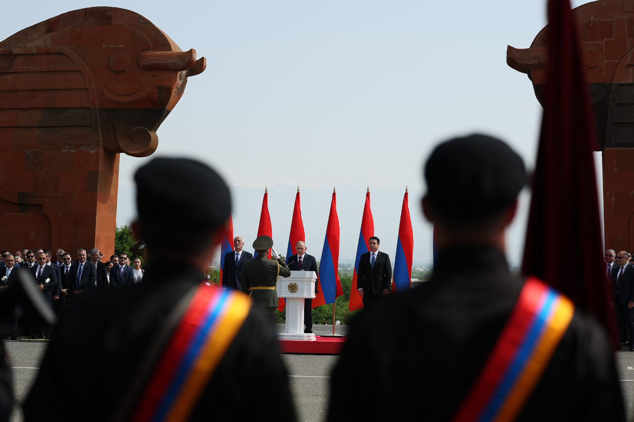 Փաշինյանի ելույթը Սարդարապատի հուշահամալիրում