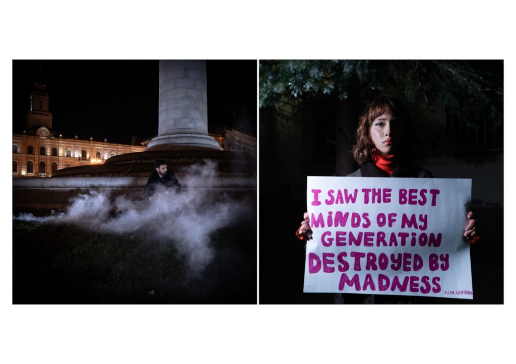 Photos taken by Marylise Vigneau during the protests in Georgia. Source: Facebook.