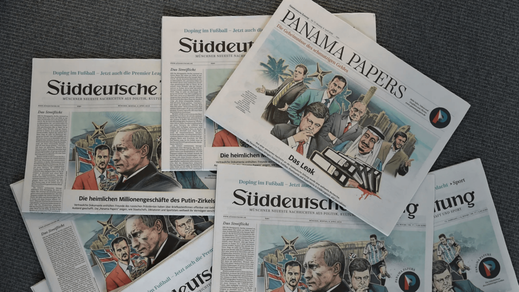 Illustration related to the Panama Papers. | Photo: Christoph Stache / AFP / Getty