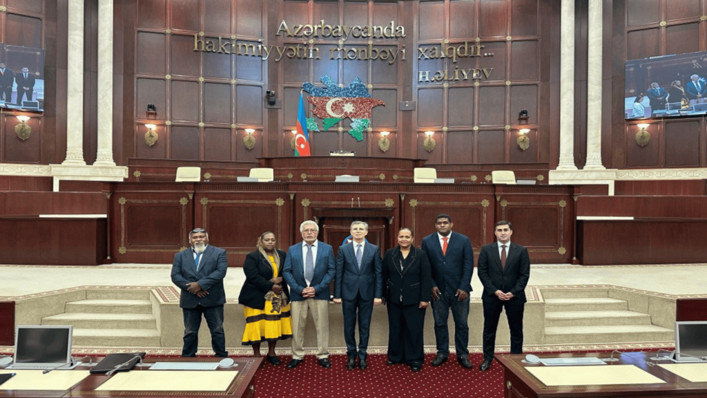 Azərbaycan Milli Məclisi ilə Yeni Kaledoniya Konqresi arasında əməkdaşlıq memorandumu imzalanıb, 18 aprel 2024 | foto: Milli Məclis - Azərbaycanın Yeni Kaledoniya siyasəti