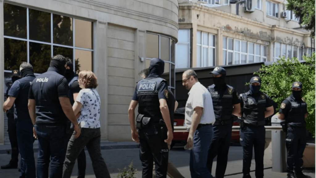 On the day of the operation at the Sputnik Azerbaijan office | photo: APA. Criminal case from Baku against Moscow