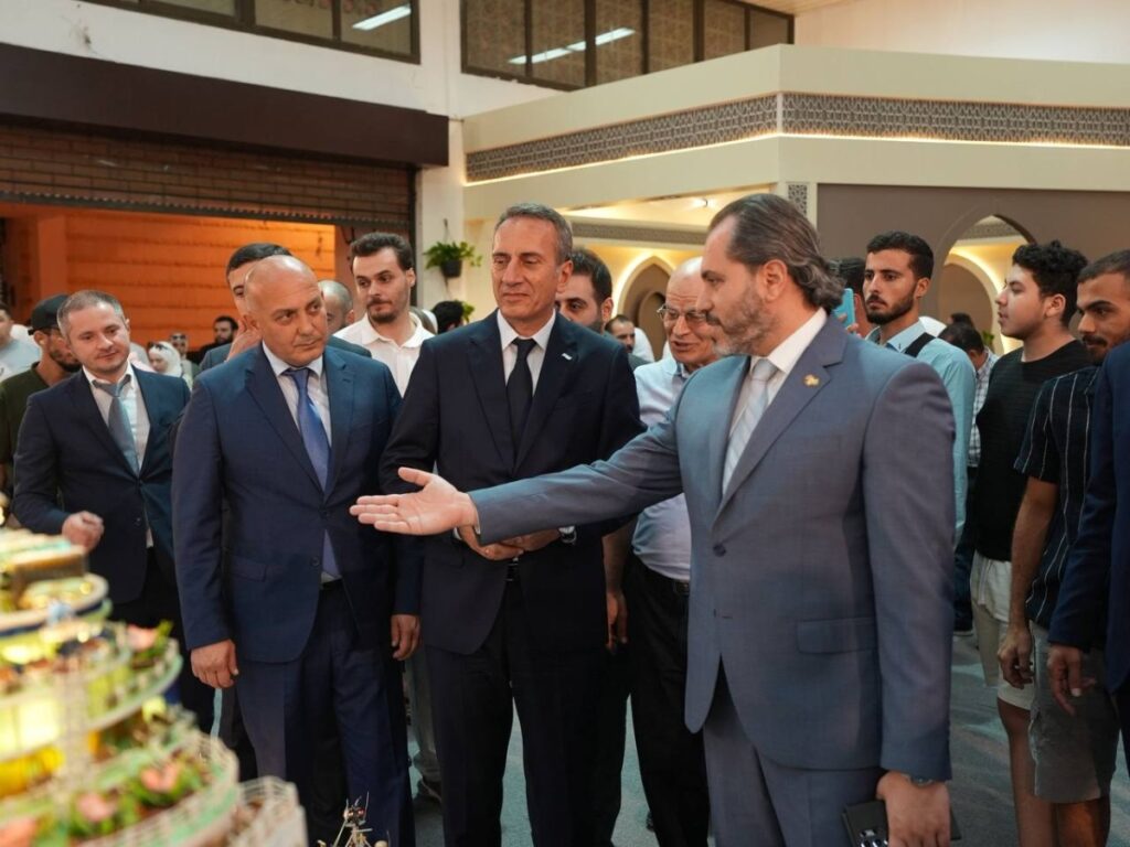 Абхазская делегация на ярмарке в Дамаске