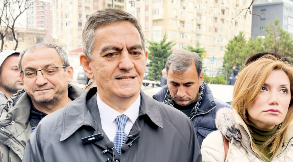 Foto: Meydan TV
Azərbaycanda etiraz aksiyaları