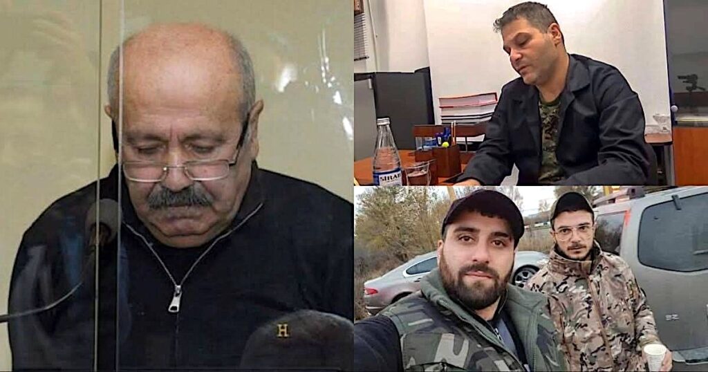 Fotoda: solda Vaqif Xaçatryan, sağ yuxarıda — Vigen Eulcekciyan, aşağıdakı fotoda — David Davtyan və Gevorq Sujyan (soldan sağa)
Azərbaycan erməni məhbusları Ermənistana təhvil verib 