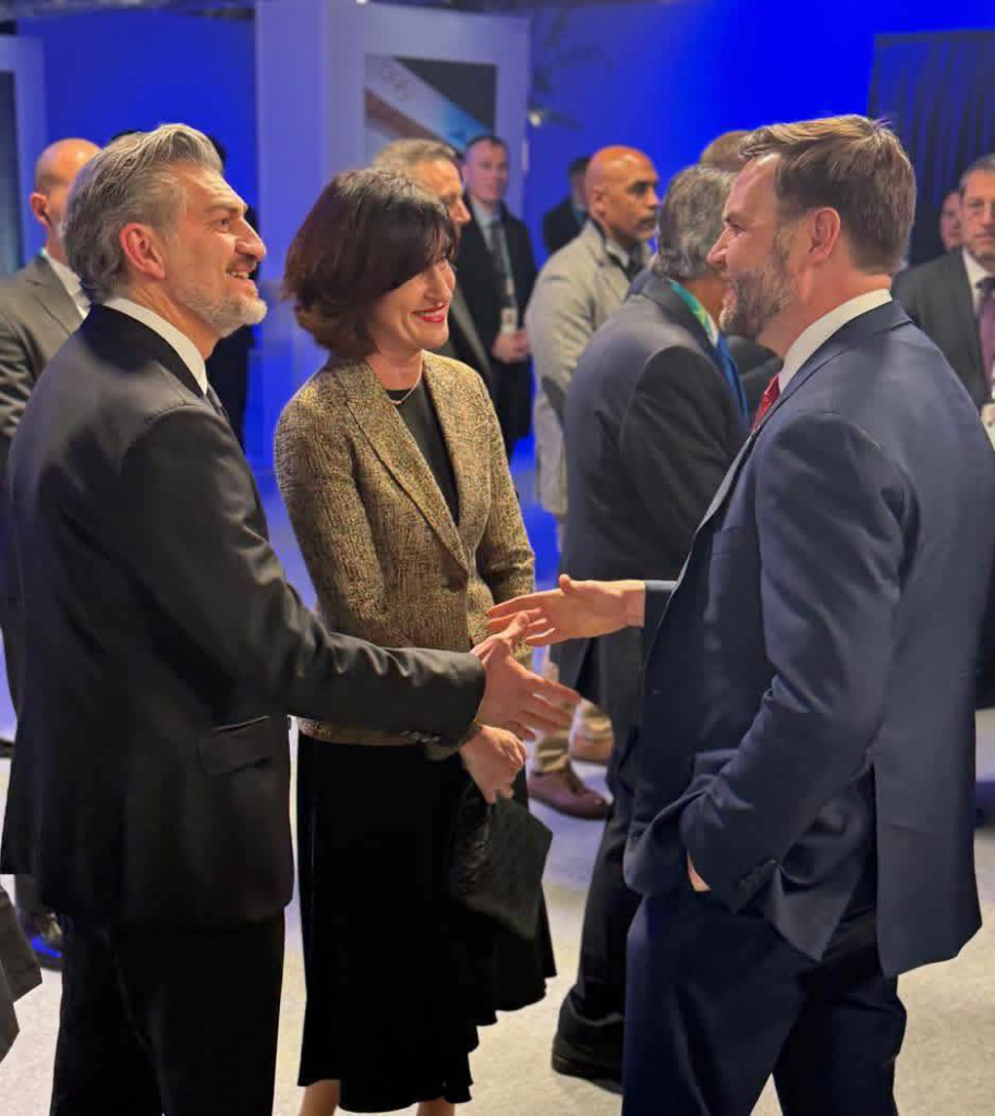 მიხეილ ყაველაშვილი, მაკა ბოჭორიშვილი და აშშ-ის ვიცე-პრეზიდენტი ჯეი დი ვენსი