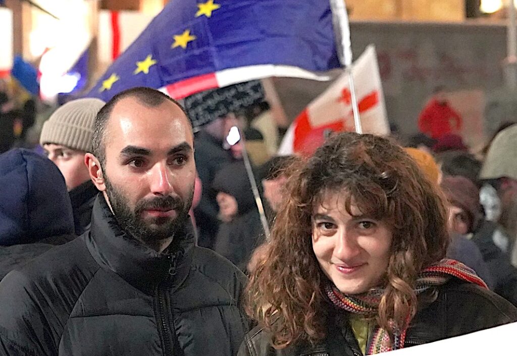 протесты в Тбилиси