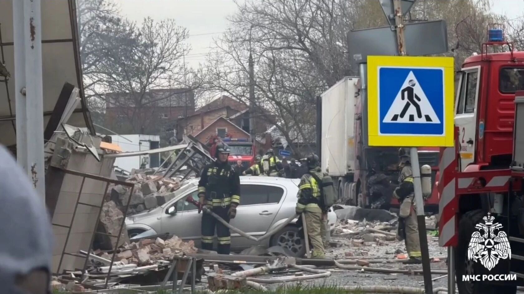 Взрыв на складе пиротехники во Владикавказе