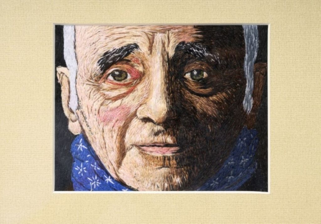 Շառլ Ազնավուրի դիմանկարը։ Քրիստինե Խանումյանի աշխատանքը 