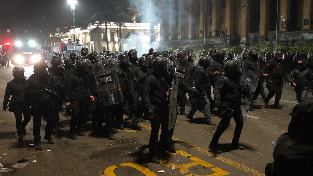 Five special forces officers have been arrested in Georgia for brutally beating protesters during the 2024 protests