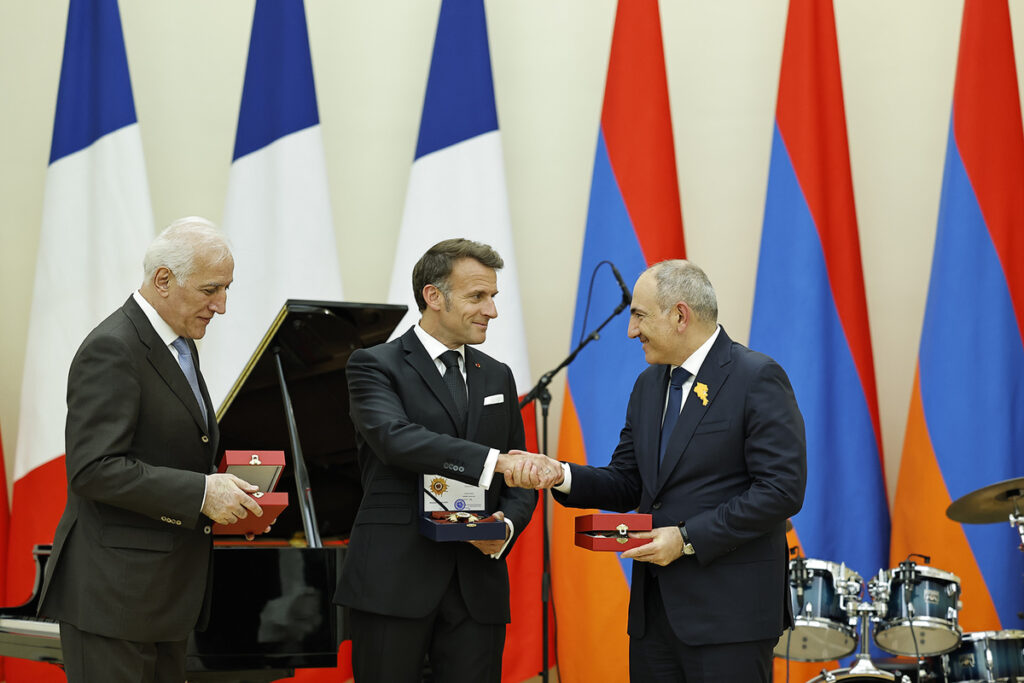 Award ceremony. Photo courtesy of the Armenian Prime Minister’s Office.

