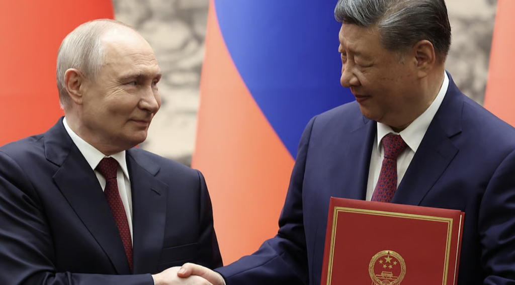 Визит Путина в Китай