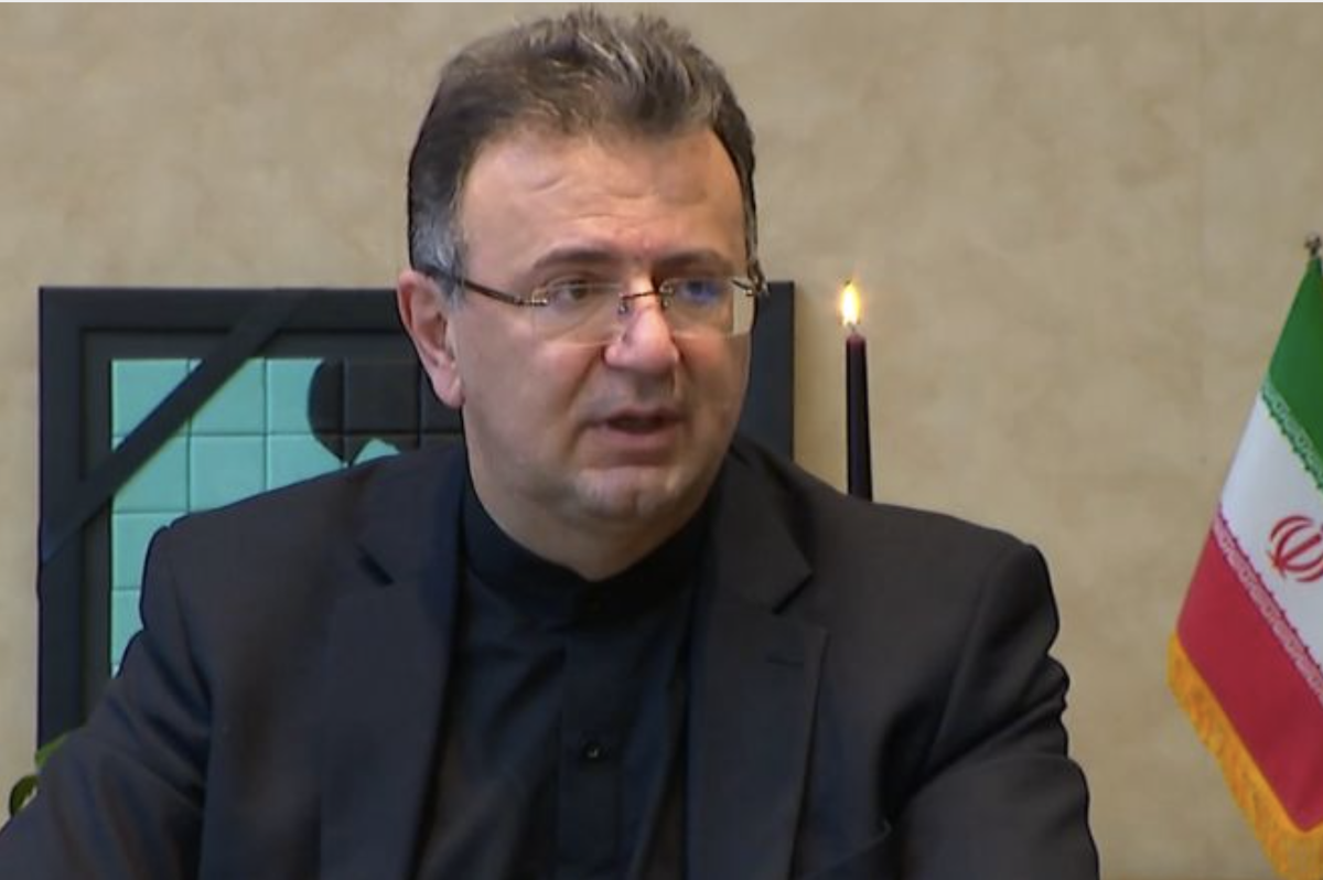 Iranian ambassador's press conference in Georgia