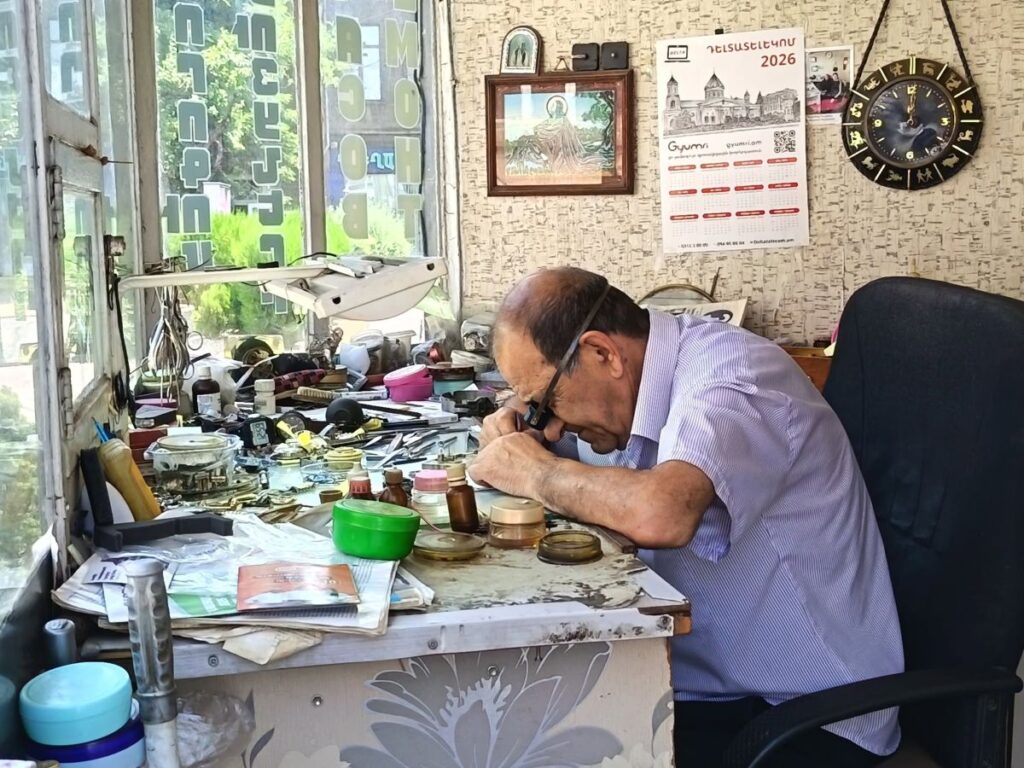 Гюмри - город ремесленников, к ним здесь относятся с особым почтением․ Фото Нино Меманишвили /JAMnews
