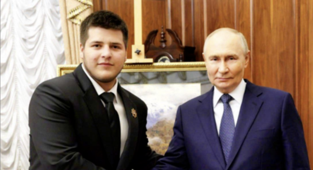 Адам Кадыров и Владимир Путин