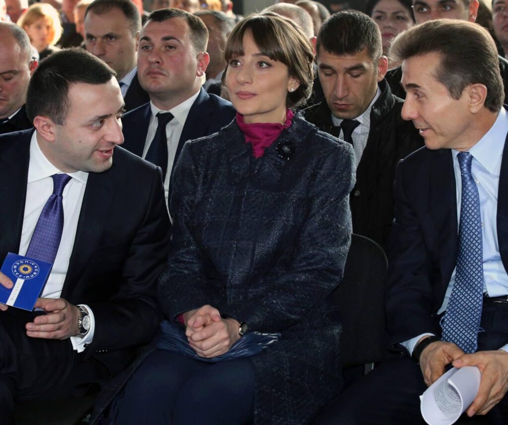 Гарибашвили, его супруга и Бидзина Иванишвили